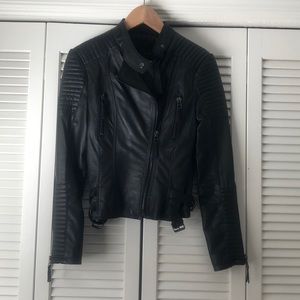 Zara black moto jacket